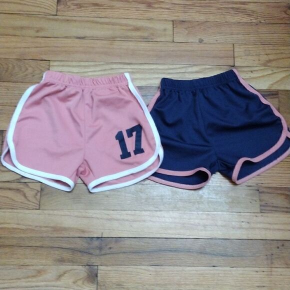 💙2/$20💙 Love from the Heart 2 pk Girls Shorts sz 5/6 - Picture 1 of 2